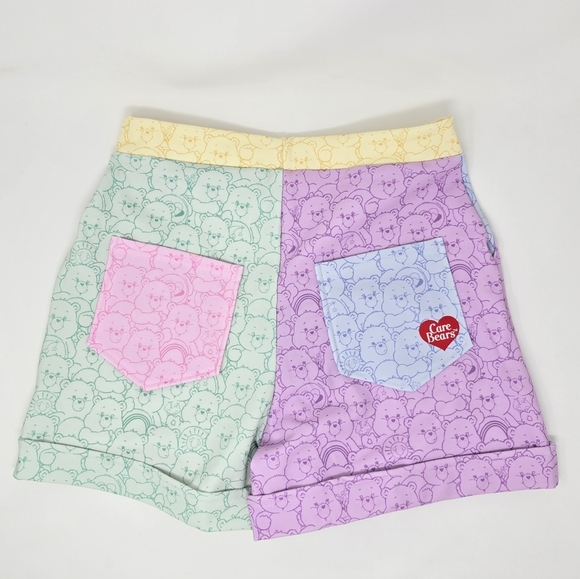 NWT Blackmilk Classic Care Bears Color Blocked Cuffed Shorts Limited Edi… - Picture 6 of 12